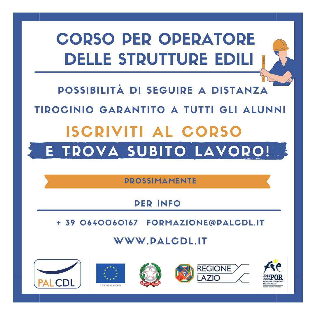 Corso Operatore delle strutture edili